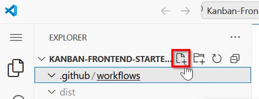 Datei in GitHub Codespaces anlegen